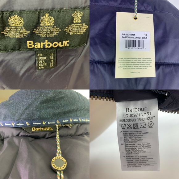 Barbour Goldfinch Blue Quilted  Womens Jac… - Picture 13 of 13